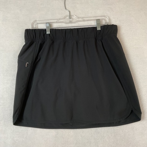 CALIA by Carrie Underwood Pants - Calia by Carrie Underwood Womens Black Athletic Skort Zipper Pocket Size M